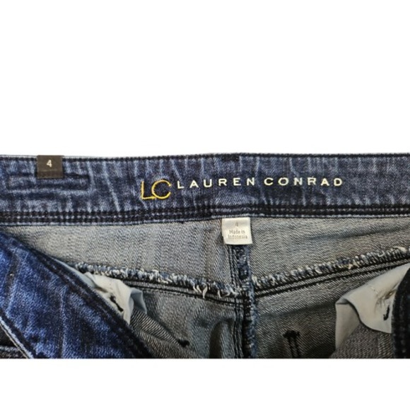 Lauren Conrad Straight Leg Denim Jeans Sz 4 - Picture 3 of 9